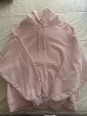 ALO Yoga Pink Pullover Hoodie